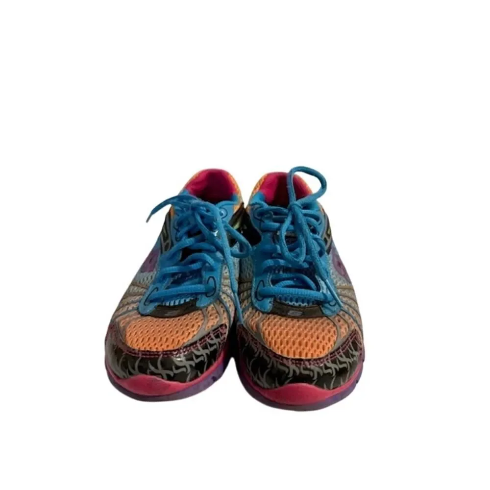 Skechers Flex Multicolor Mesh Sneakers 22241 Women's US 6 M